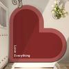 INS Wind Gradient Love Bathroom Absorbent Mat Household Non-slip Bathroom Soft Mat Wedding Diatom Mud Mat
