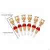 6 Pieces Cheerleader Golf Tee | Compact 7cm Size, with Figure