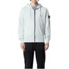 STONE ISLAND Sudadera con capucha de color liso y cremallera, manga larga, acanalada, para hombre, sudadera L1S156100061S0051-V0041