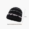 Autumn And Winter Plush Thick Cold-Proof Wool Hat Warm Ear Protection Knitted Hat For Women
