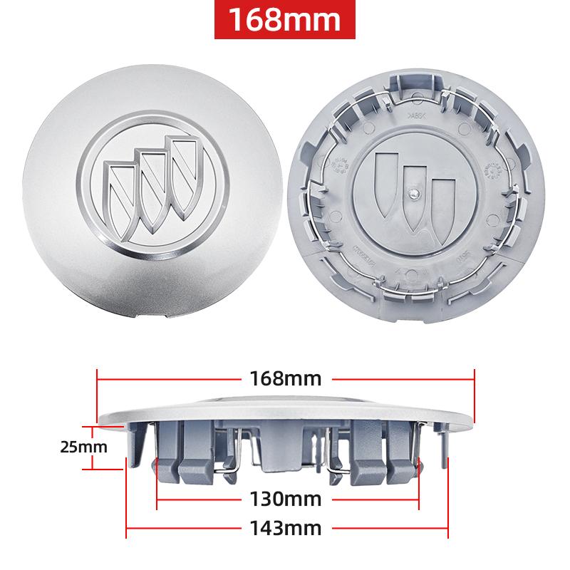 EHT1 4 pieces 158mm 161mm 168mm Auto Wheel Center Cover Caps For Buick Regal GL8 Car Tire Logo Emblem Accessories