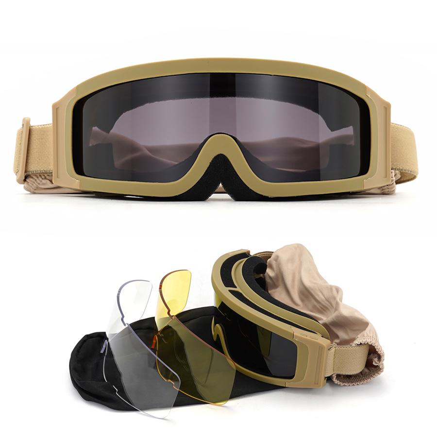 Anti-Fog Tactical Goggles: Military, Shooting, Paintball, Mountaineering, Sports, Wind Protection Glasses.