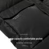 XueZhongFei Men's 90% Duck Down Hooded Short Business Casual Winter Jacket