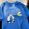 2026 New Unisexs Summer Tshirt  100 Cotton Banana Print Breathable Harajuku Style Casual Loosefit Shortsleeve Tee