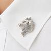 Brooch Pin, Versatile Animal-Shaped Brooch with Electroplated Surface, Lion Design Lapel Pin for Business Daily Wear
