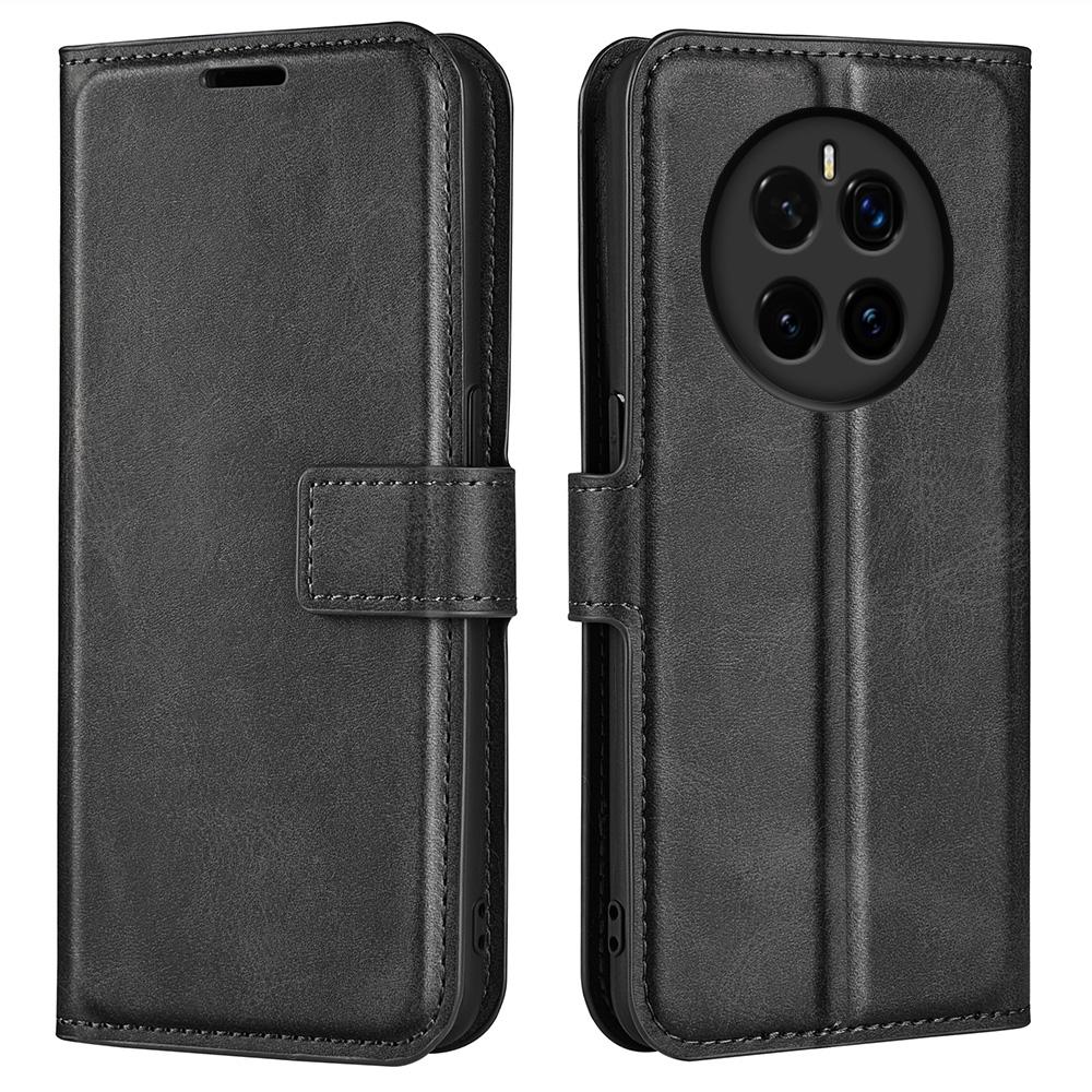 For Honor Magic7 5G Stand Case Anti-Scratch Calf Texture Leather Phone Cover