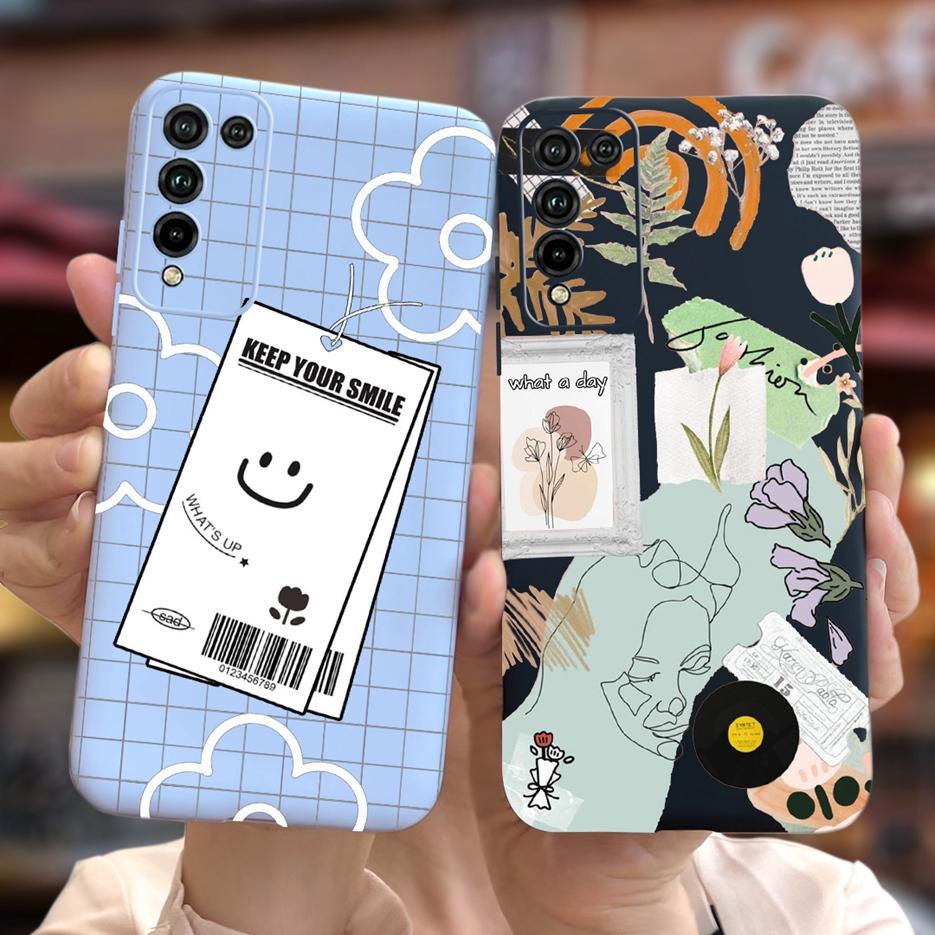 Luxury Art Painted Cover For Huawei Honor 10X Lite Case DNN-LX9 Soft TPU Phone Case For Honor 10X Lite 10 X Lite Back Cover Capa