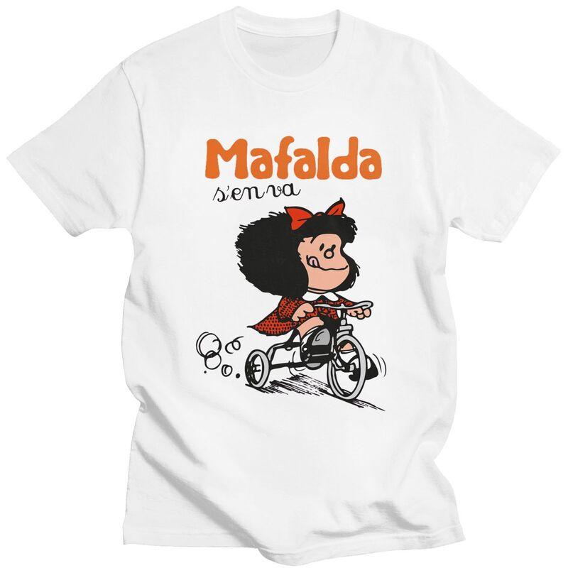 

Custom Quino Comic Cartoon Mafalda T Shirt for Men 100% Cotton Tshirt Fashion Tees Short Sleeves T-shirt Clothing - Men s Sum... S разноцветный
