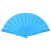Leque dobrável de 7 polegadas de cor sólida - Acessório de performance de dança e para refrescar