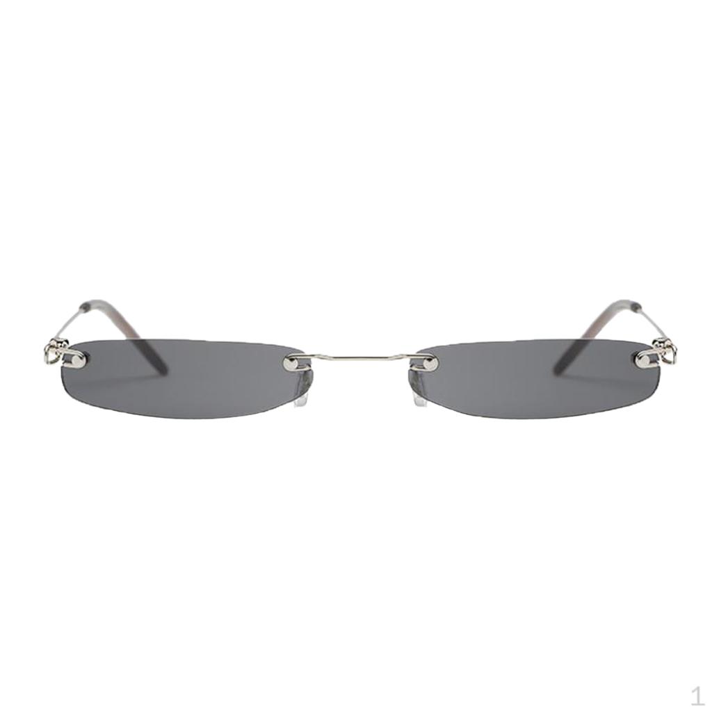 Women Retro Small Designer Eyeglasses Plastic Sunglasses UV400