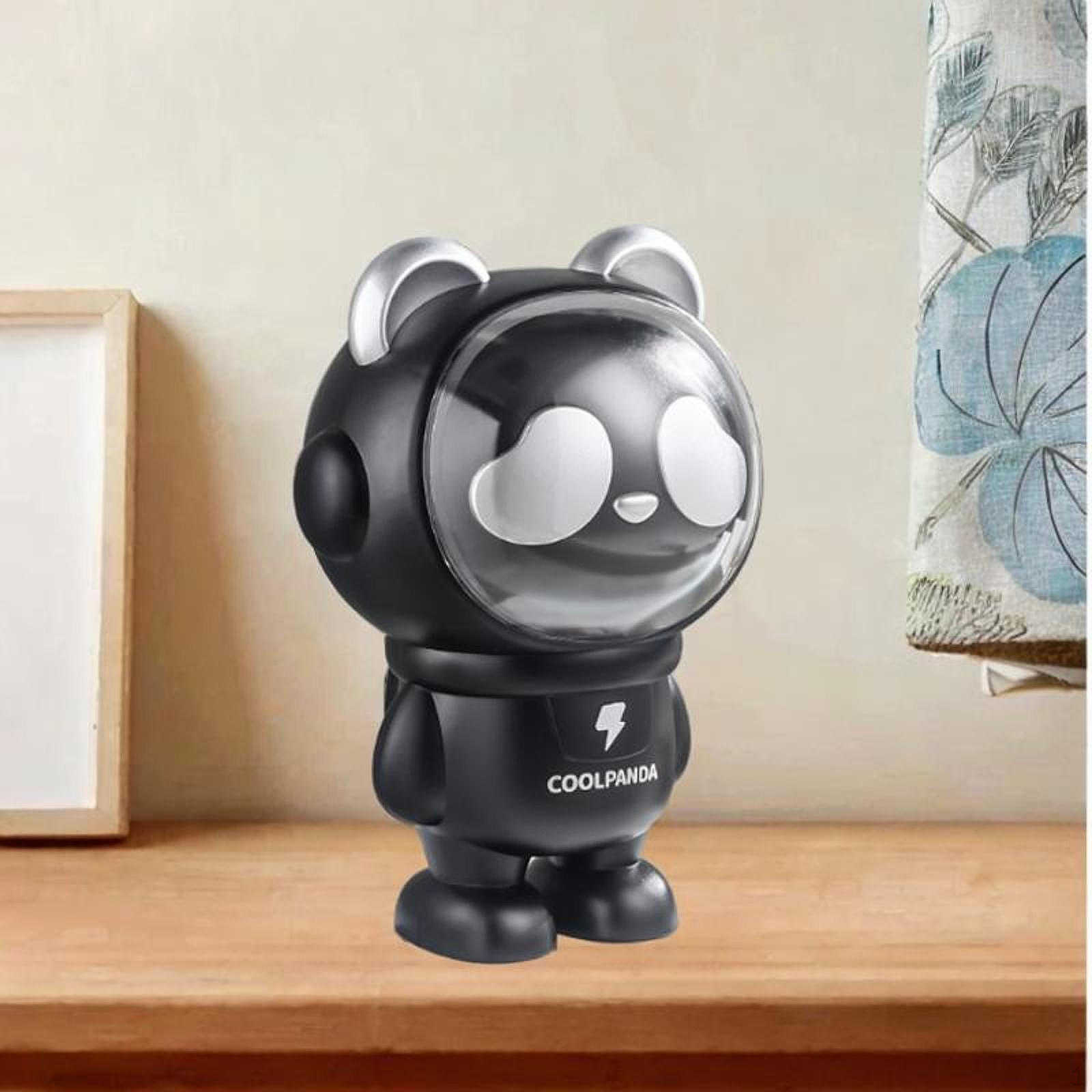 

Копилка скульптура панды статуя животного мультфильм украшение стола банка для сбережений чёрный