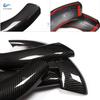 For BMW X1 F48 2016 2017 2018 4pcs ABS Chrome / Carbon Fiber Texture Door Handle Armrest Cover Decorative Trim