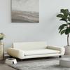 vidaXL Dog Bed Cream 100x54x33 cm Velvet