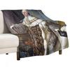 Louis XVI of France Painting Throw Blanket Thermal Warm for Winter Cute Plaid for Babies Decorative Throw For Sofa Thin Blankets