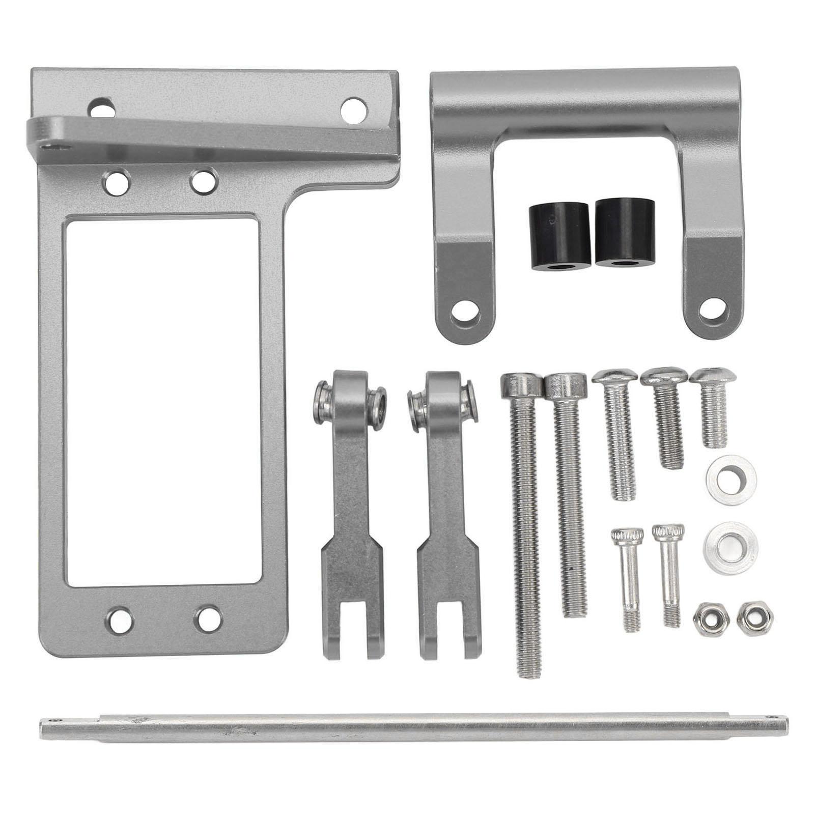 

110 Aluminum Alloy Hydraulic Rod with Servo Mount Kit for Model Car Off Road Adventure Grey