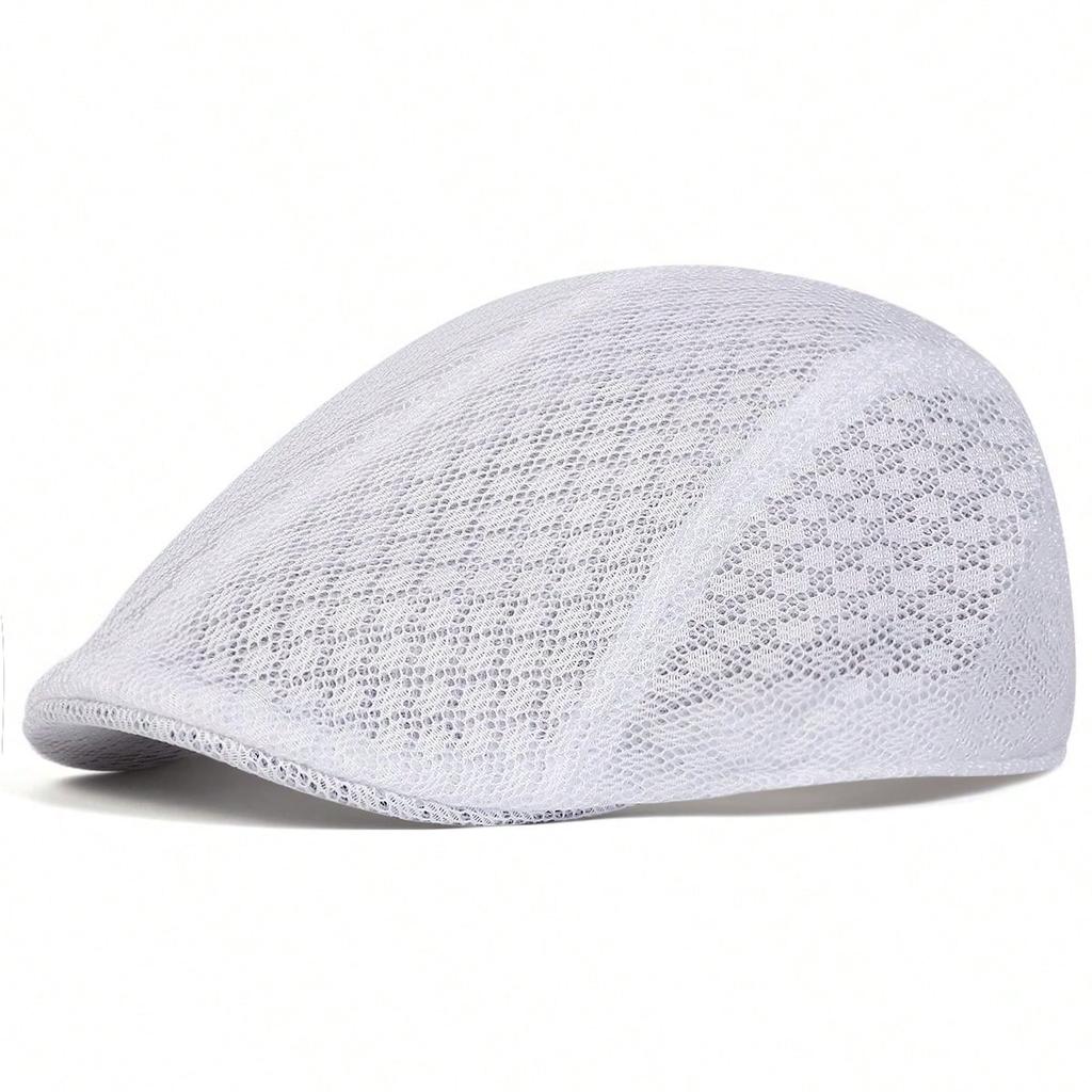 Children Mesh Beret Hat Newsboy Cap Painter's Caps Spring Autumn Outdoor Leisure Hats Travel Accessories for Boys Girls
