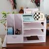 Large Capacity Desktop Organizer Thickened File Holder Desktop Storage Box  School