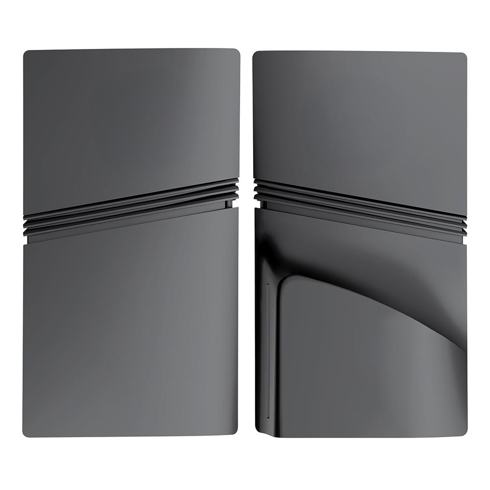 Pro Disc Edition Frontplatte für PS5 Pro Konsolenabdeckung ABS Hartschalen-Gehäuse Benutzerdefinierte Seitenwandplatten Kratzfeste Ersatz-Frontplatte