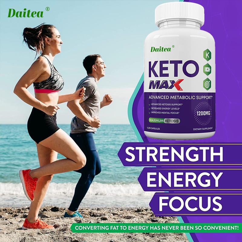 Keto Max BHB Capsules 120 Count, 1200mg Per Serving Proprietary Blend, Dietary Supplement