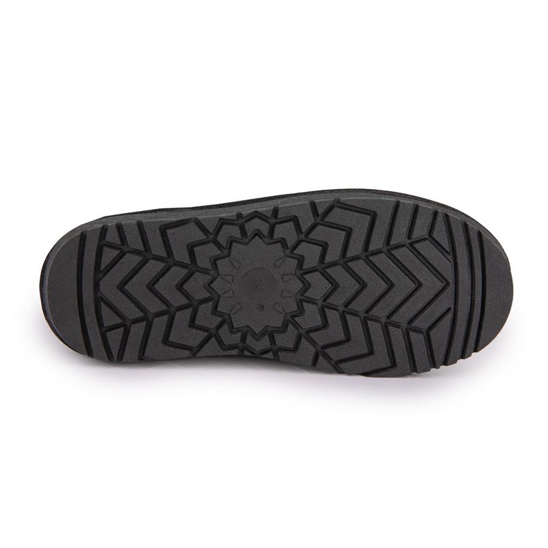 Dívčí ultra-mini kožené kozačky s kožešinou Child KELARA