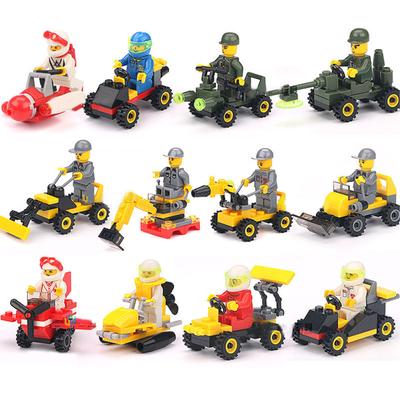Bausteine ​​Figuren Ingenieur Lkw Block Ziegel Sets Lernspielzeug Für Kinder Kinder Geschenke