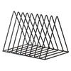Desktop   Rack Rustproof Simple   Geometric Iron File Holder Decoration for   Study Living Room