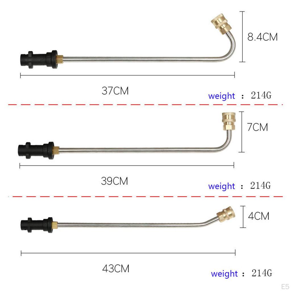 Gutter Cleaning Tool Multiple Degree 1/4 inch connect quickly High Pressure