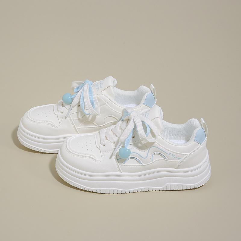 

Little white shoes women s spring and summer women s shoes 2025 new versatile chic shoes casual board shoes platform sports shoes 40