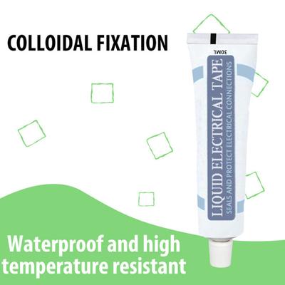 Nastro elettrico liquido da 30 ml Resistenza alle alte temperature Ritardante di fiamma Eco-friendly Isolamento pratico Nastro adesivo liquido Legame di filo