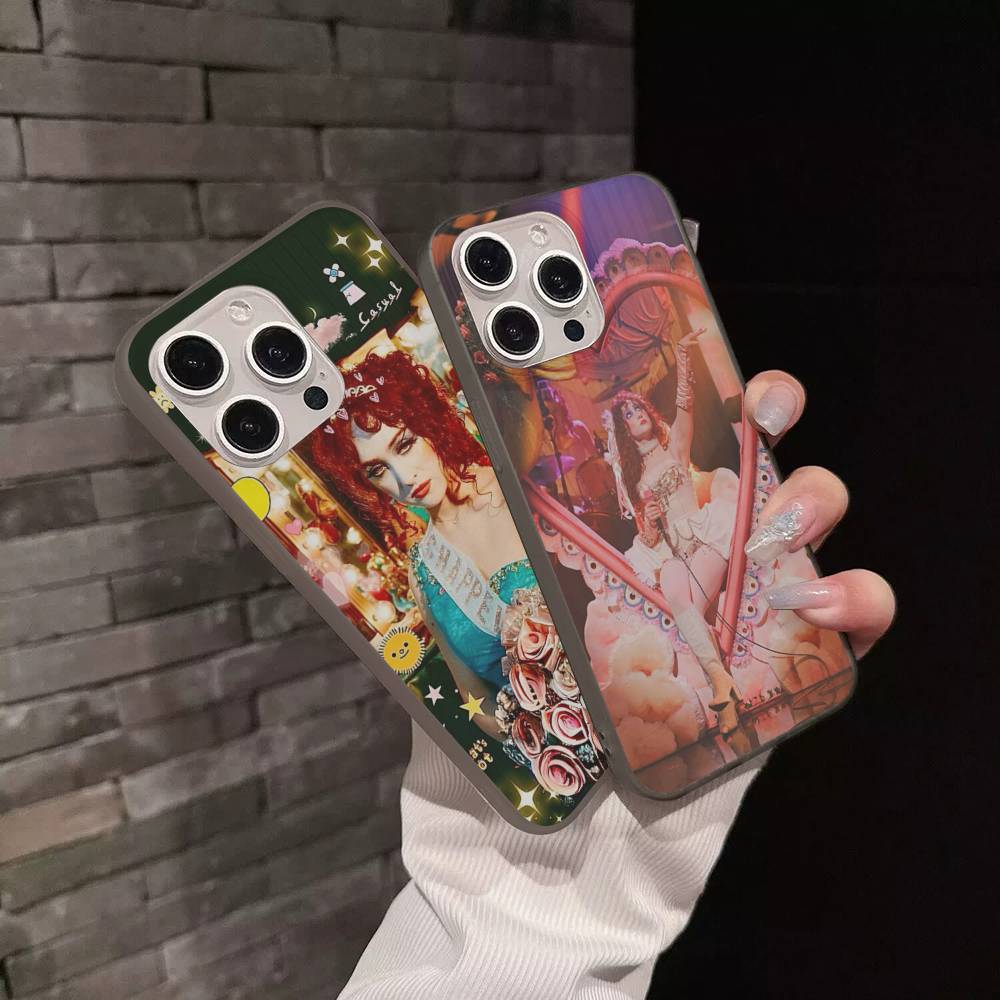 Singer C-Chappell R-Roan Phone Case For IPhone 17 16 15 11 12 13 14 Pro Max Soft Corrugated Silicone Cover Case