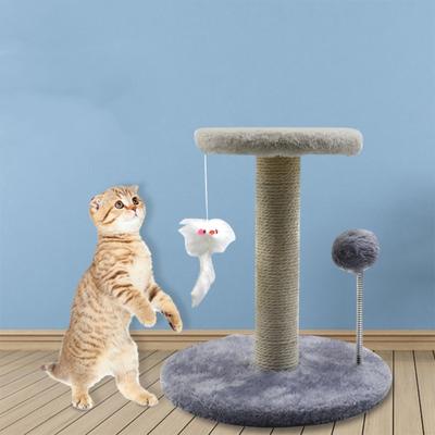Drapak dla kota Lina sizalowa Stojak na pazury dla kota Miękka, gładka pluszowa drapak z interaktywną drapakiem