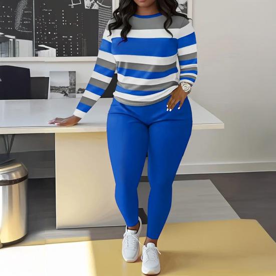 Zweiteilige Outfits für Damen Langarm-Trainingsanzüge Jogger Passende Trainingsanzüge Herbst Lässige Lounge-Sets