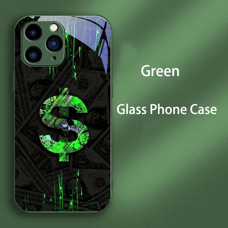 Luxury Tempered Glass For iPhone 16e Case iPhone16 Plus Hard PC Glass Phone Cover For iPhone 14 15 11 Pro Max 12 13 Mini Bumper