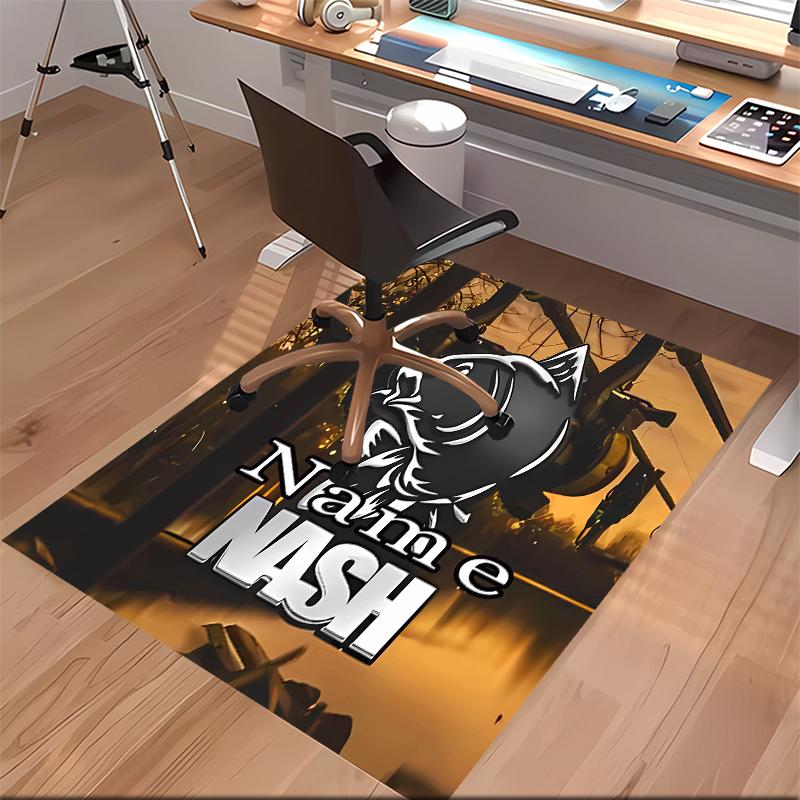 Custom personalization Nash logo Print Area Rug - Soft, Washable Non-Slip Indoor Mat,Living Room,Home&Office Decorative Rug