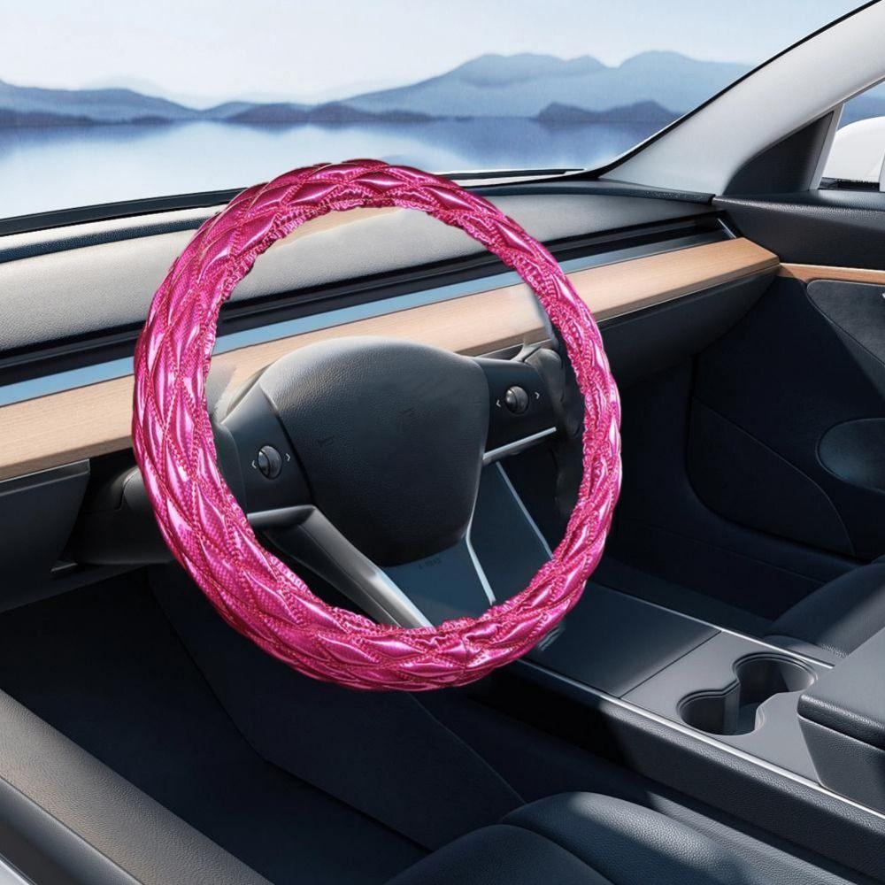 38cm Car Steering Wheel Cover Anti Slip Car Interior Accessories Auto Steering Wheel Protector  SUV