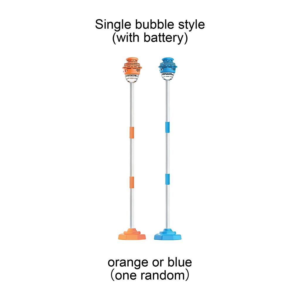 Outdoor Streetlight Bubble Machine – 2- In -1 Automatic Bubble Blower & Water Sprayer – Rechargeable Camping & Party Bubble Toy