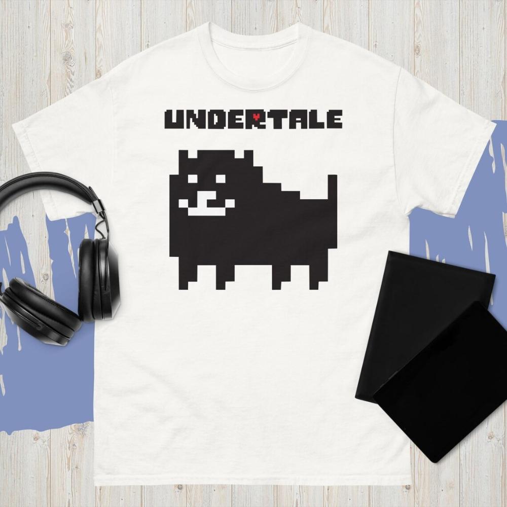 

New Undertale Toby Dog Tshirt MenS WomenS Ashion Casual Cotton Graphic T Shirts Streetwear Tops Tee Breathable Camisetas S