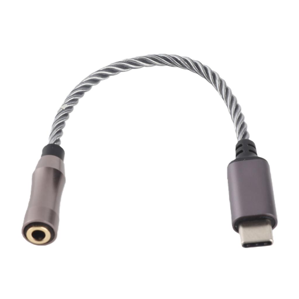 Type C to 3.5mm Headphone Amplifier 15cmCelsius5.9in 120dB Headphone Amplifier for   PC