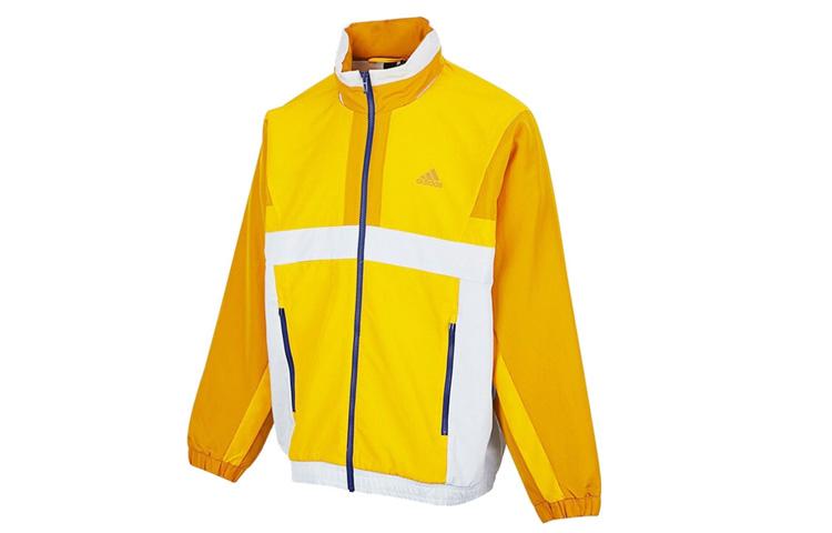Adidas Jackets Men s Yellow Stand Collar Moderate Other H39327 M