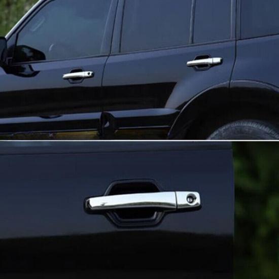 Chrome Exterior Door Handle Cover Trim For Mitsubishi Montero Pajero 2009-2021
