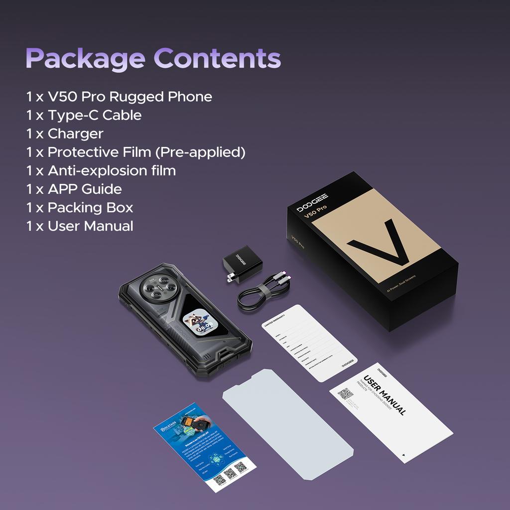 Phone DOOGEE 5G AI Rugged V50 Pro