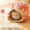 Hide-and-seek Kraft Paper Tunnel Chew Cat and Dog Kraft Paper Bag Creative Kraft Paper Cat Toy