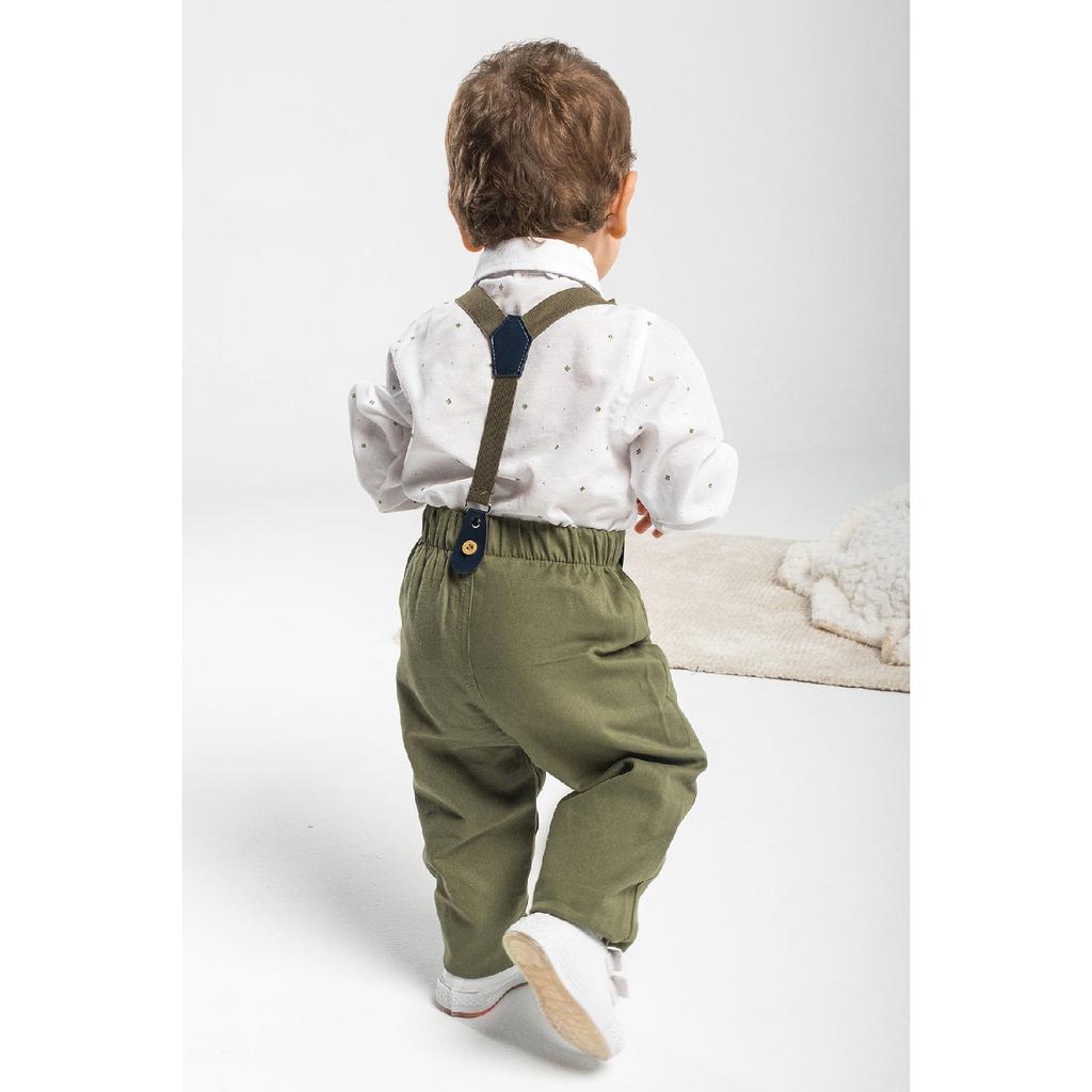 1-5 Years 4 Piece Bowtie And Slopephone Suit Baby Set