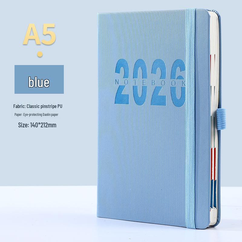 English Diary 2026: A5 Soft Cover Daily Planner & Yearly Calendar Notebook