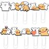 Couple Line Drawing Puppy Cartoon Bookmark Paperclip - Creative Office Supplies DIY Large