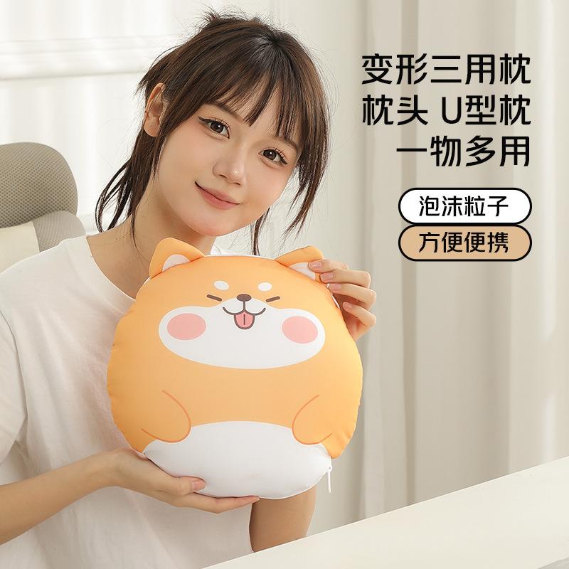 Office nap pillow travel neck pillow throw pillow deformation pillow