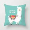 Cartoon Alpaca Decorative Cushion Cover Creative  Print Polyester Pillowcase Kawaii Room Decor Body Pillow Anime