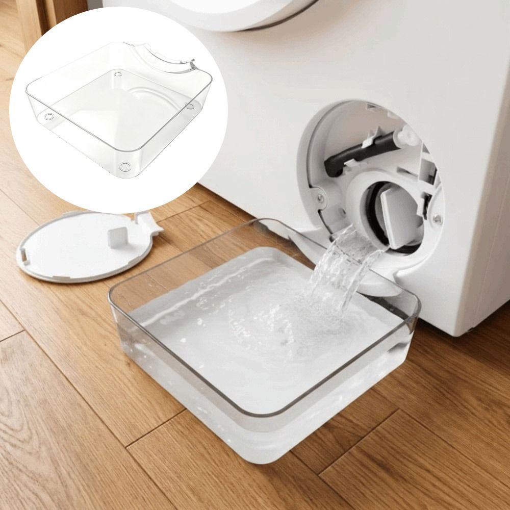 Anti-Overflow Washing Machine Drain Tray Simple Water Collection Box Laundry Room