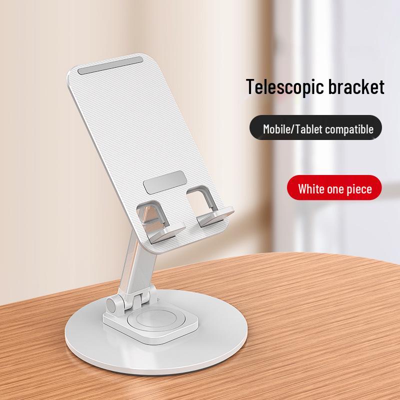 Universal Retractable Rotating Phone Holder & Stand Boxed белый