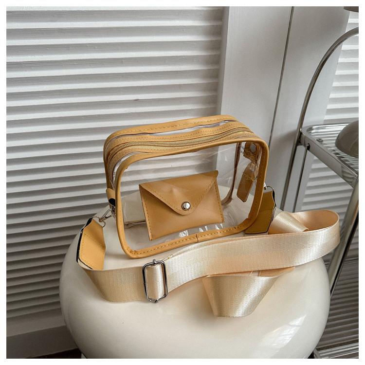 2023 New Autumn Casual Shoulder Bag Street Fashion Pvc Crossbody Bag